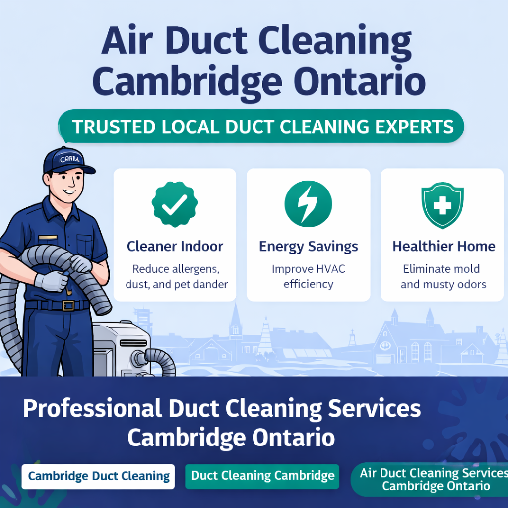 Air Duct Cleaning Cambridge Ontario