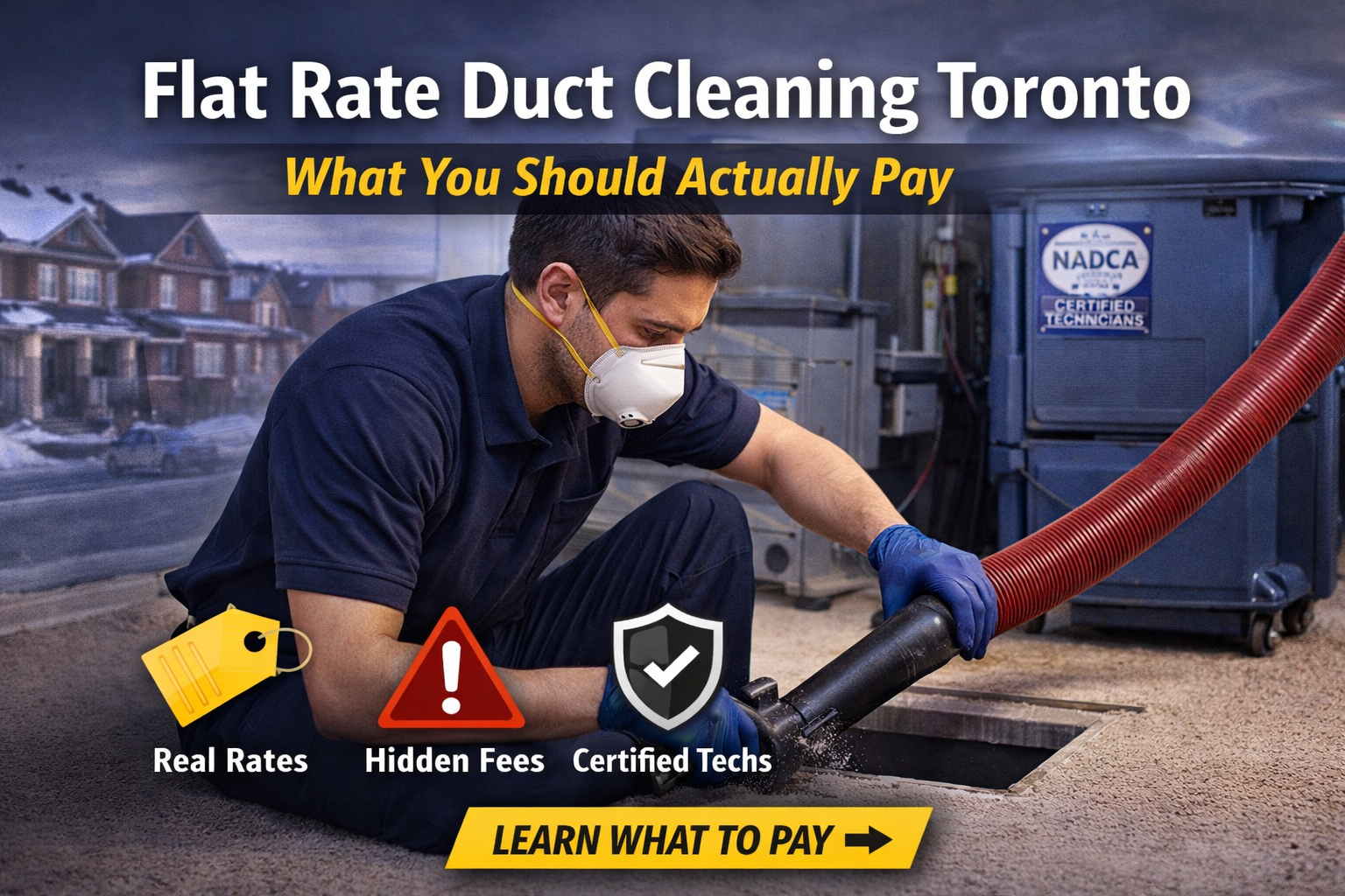 Flat Rate Duct Cleaning Toronto