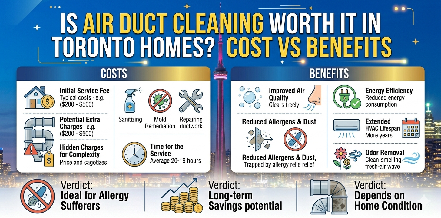 Is Air Duct Cleaning Worth It in Toronto Homes