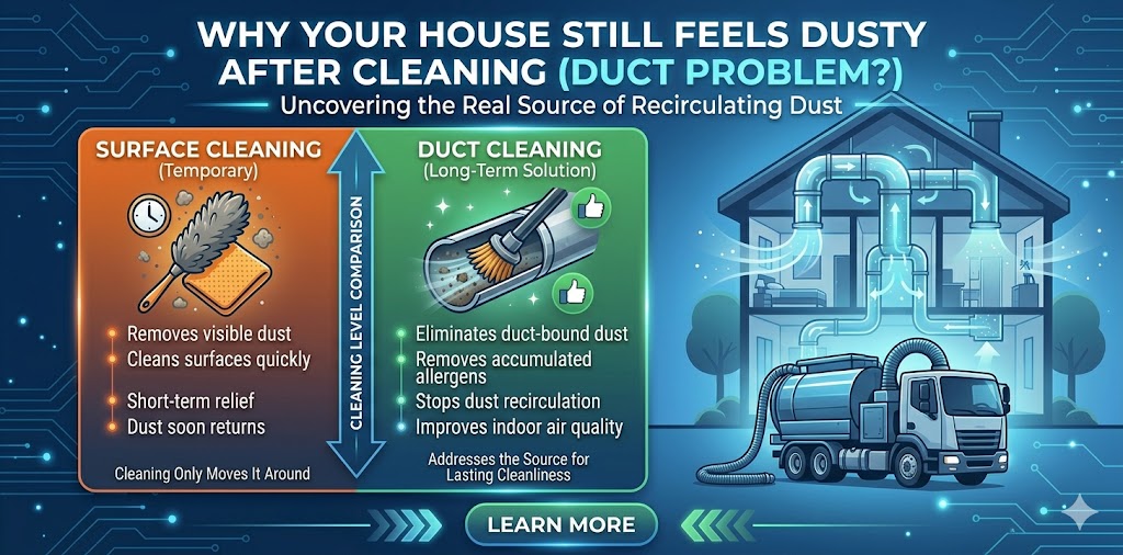 Why Your House Still Feels Dusty After Cleaning