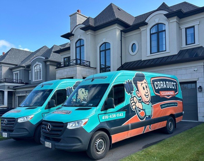 Cora Duct Cleaning Fleet Service Vehicle